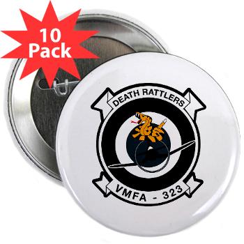 MFAS323 - M01 - 01 - Marine F/A Squadron 323(F/A-18C) - 2.25" Button (10 pack) - Click Image to Close